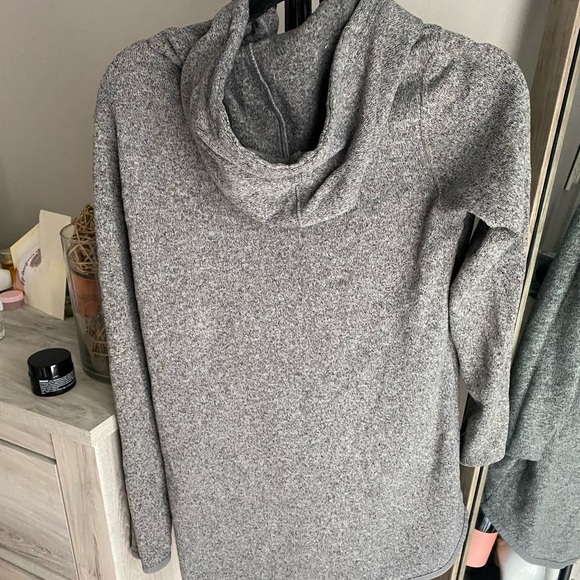 Women’s Grey Workout Hoodie - Picture 2 of 2
